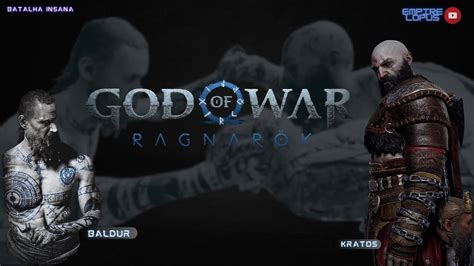 Kratos Vs Baldur God Of War Ragnarok Youtube