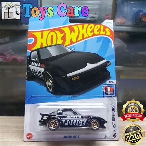 Hot Wheels Mazda RX Police First Response JDM Hotwheels Original Mattel Shopee