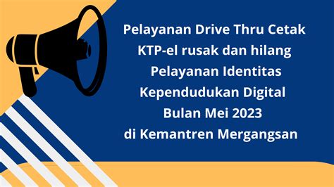 Kemantren Kotagede Pelayanan Drive Thru Cetak Ktp El Dan Identitas