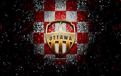 Download wallpapers Atletico Ottawa FC, glitter logo, Canadian Premier ...