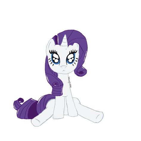 Cute Rarity By Drawing Heart On Deviantart