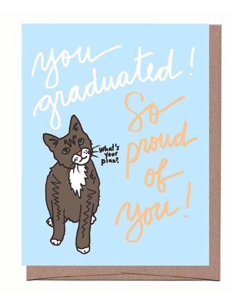 You Graduated So Proud Greeting Card Home