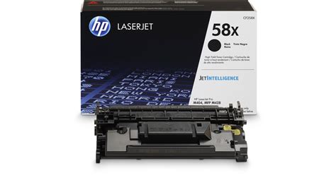 HP 58X High Yield Black LaserJet Toner Cartridge CF258X B H