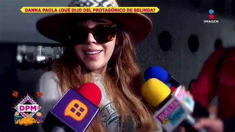 Danna Paola envía mensaje a Belinda por suplirla Imagen Televisión