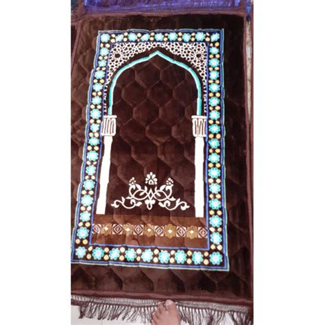 Jual Sajadah Afghani Sangat Empuk Dan Tebal Ukuran 70cm X110cm Biru