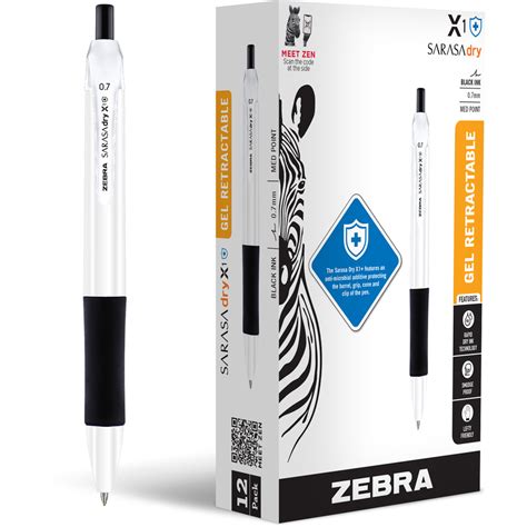 Zebra SARASA Dry X1 Retractable Gel Pen Pens Zebra Technologies