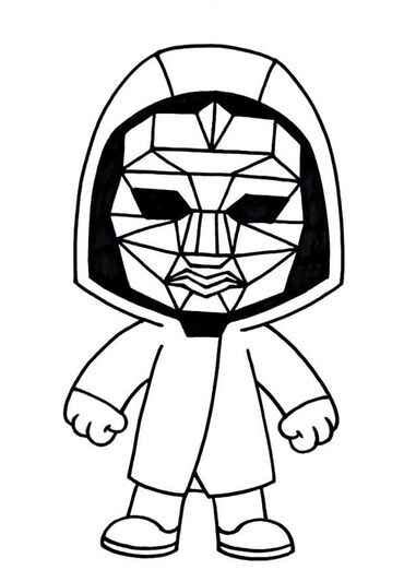 Desenho Do Round 6 Para Imprimir - Desenhos do Round 6 para Imprimir e Colorir