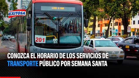 Atu Conozca El Horario De Los Servicios De Transporte P Blico Por El