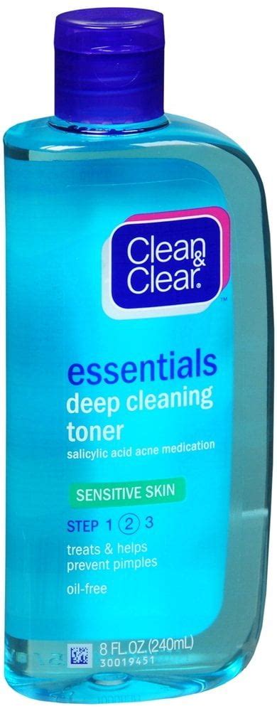 Essentials Deep Cleaning Toner, Sensitive Skin, Essentials Deep Cleaning Toner For Sensitive ...