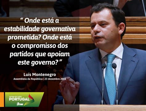 Luís Montenegro Líder Parlamentar do PSD hoje na Assembleia da