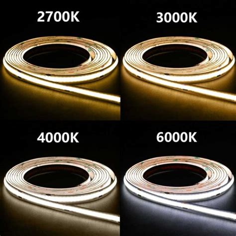 Off White Color Cob Lighting Strip 528chips Best Led Lights