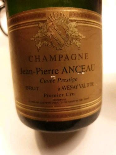 Jean Pierre Anceau Cuvée Prestige Brut Champagne Premier Cru Vivino