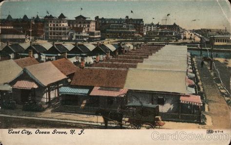 Tent City Ocean Grove, NJ Postcard