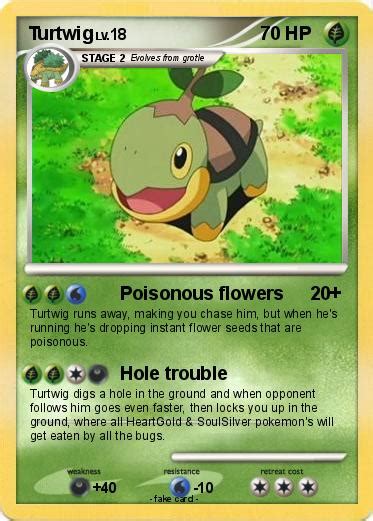 Pokémon Turtwig 133 133 - Poisonous flowers - My Pokemon Card