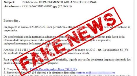 Alertan De E Mails Falsos Que Suplantan Al Departamento De Aduanas