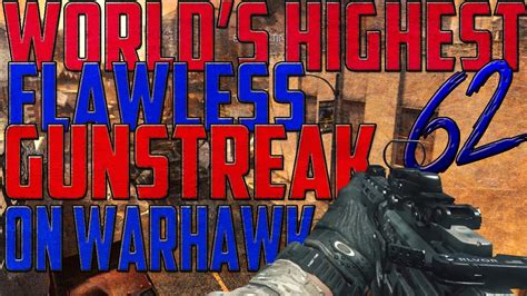 Ghosts World S Highest Flawless Gunstreak On Warhawk W Man