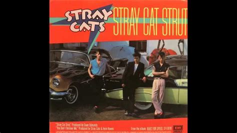 Stray Cat Strut Stray Cats 1982 Vinyl 45rpm Youtube