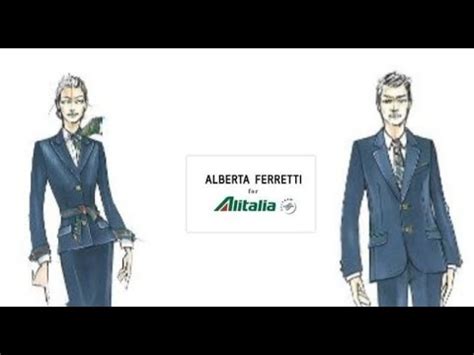 Alitalia Ecco Le Nuove Divise Disegnate Da Alberta Ferretti Youtube