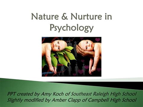 PPT - Nature & Nurture in Psychology PowerPoint Presentation, free ...