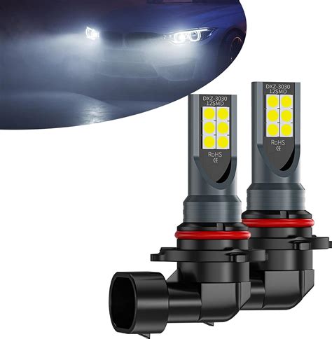 Amazon Gkmow Pcs Car Fog Light Bulb Smd H