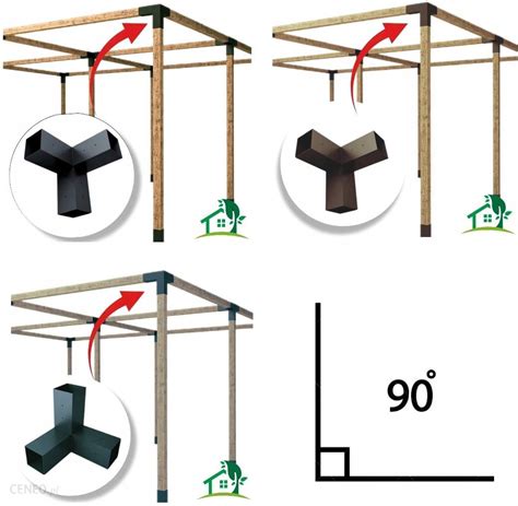 Akcesoria Ogrodzeniowe Steel Plast Sport Cznik Naro Ny Y Do Pergoli