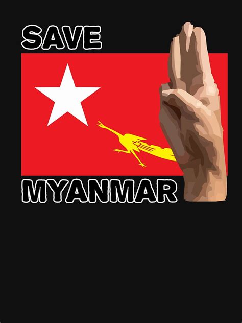 Save Myanmar T Shirt By Mbnews Redbubble