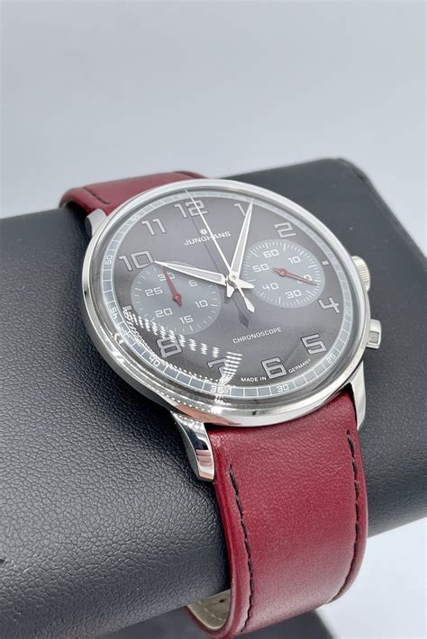 junghans meister driver chronoscope swiss  automatic mm lacquer