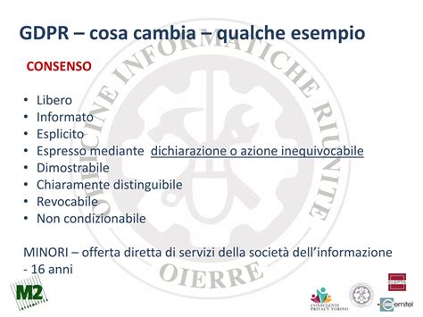 GDPR 2018 Il Nuovo Regolamento Privacy Europeo PPT