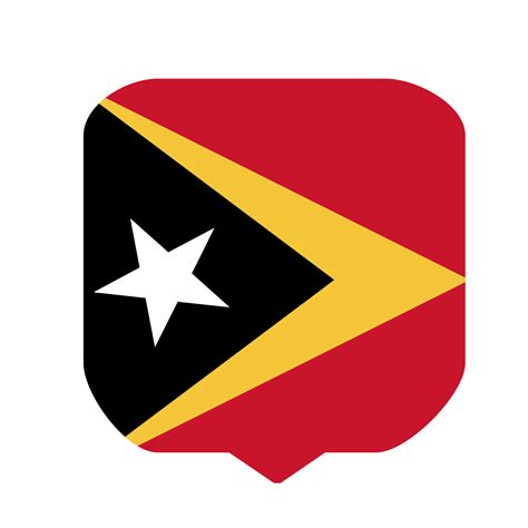 East Timor flag country 16391560 PNG