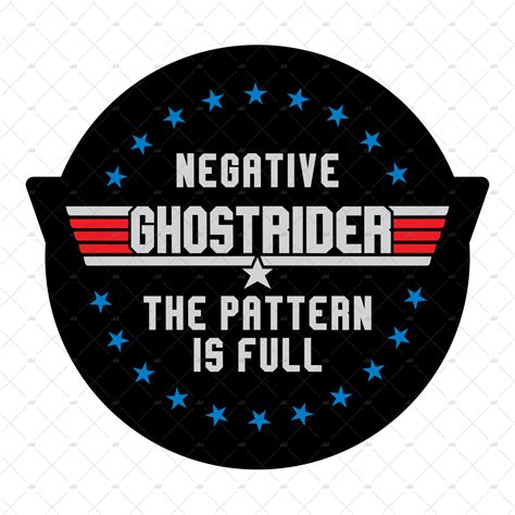 Negative Ghostrider The Pattern Is Full Sticker M00nshot