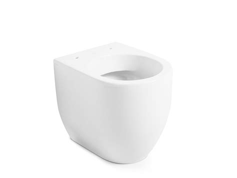 Wc A Terra Flo Cm Salvaspazio Rimless Bianco Lucido Iperceramica