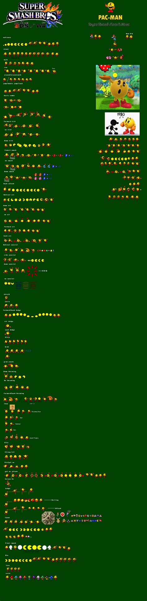 New Pacman Sprite sheet My version by Mariopro008 on DeviantArt