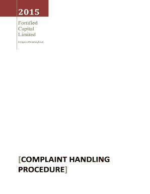 Fillable Online 1 Filing Complaints Fax Email Print PdfFiller