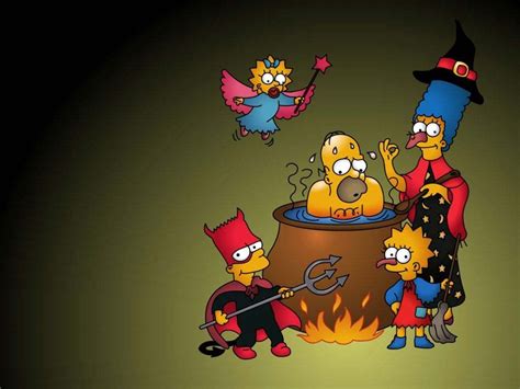 Simpsons Halloween Wallpapers - Wallpaper Cave