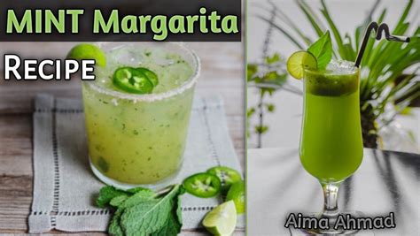 Mint Margarita Recipe Easy Mint Margarita Mint Margarita Drink Recipe Mint Margarita