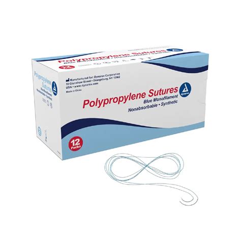 Dynarex Polypropylene Sutures 12 Patriot Medical Devices