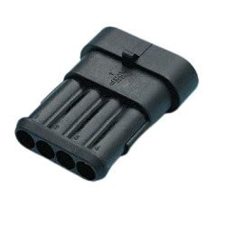 44 23670 Conector Super Seal 4 Vias Porta Macho