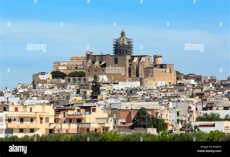 Small Picturesque Medieval Town Oria Panoramic View Brindisi Region