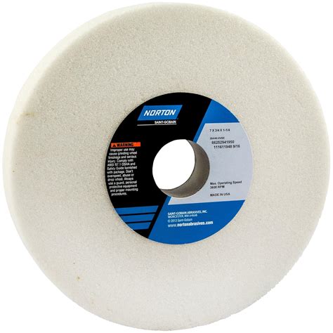 Norton 38a Vitrified Grinding Wheel Size 7 X 34 X 1 14 Style