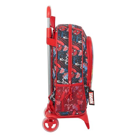 Trolley Mochila Escolar Cm Spiderman Go Hero Loja Da Crian A