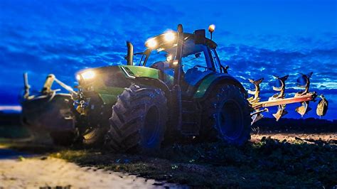 Nocna Orka Z Deutz Fahrem Akcia Agrotron Kverneland