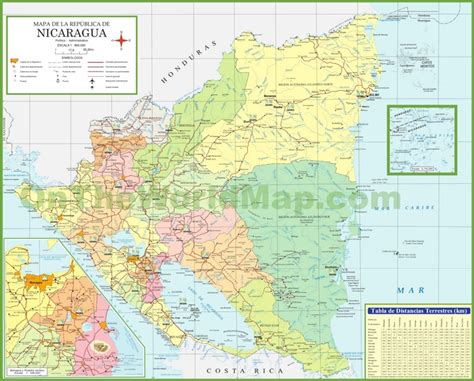 Nicaragua Road Map