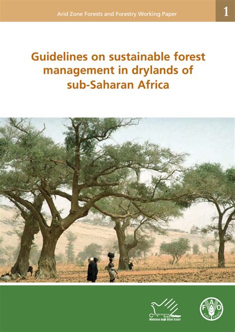 Fao Sfm Tool Detail Guidelines On Sustainable Forest Management In