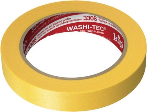 Kip Fine Line Tape Washi Tec Mm Geel Ean Bnv Tools