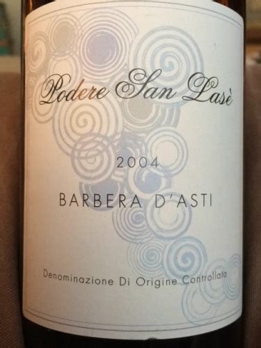 Podere San Lase Barbera D Asti Vivino Deutschland