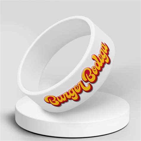 Custom 2 Inch Embossed Printed Wristbands