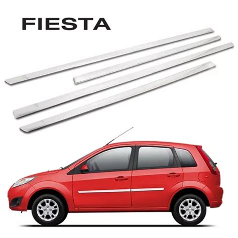 Friso Lateral P Porta Cromado Modelo Opcional Fiesta Hatch