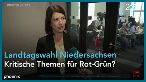 Dany Schrader Zum Ausgang Der Wahl In Niedersachsen Am 10 10 22 YouTube