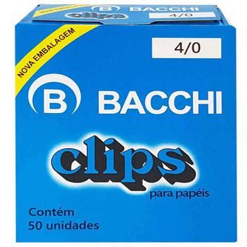 Clips Galvanizado A O Bacchi Caixa Unidades Clips