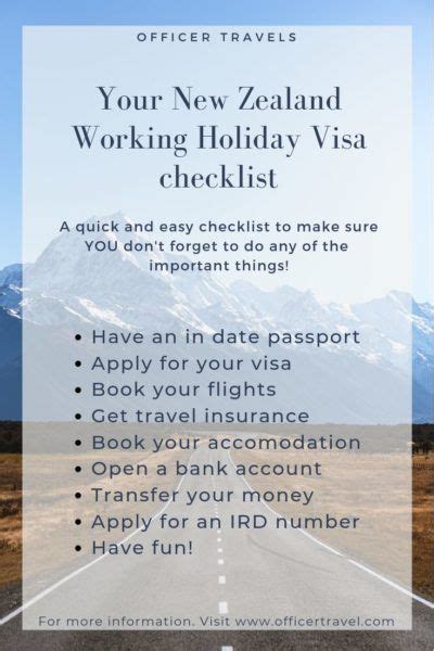 How To Move To New Zealand On A Working Holiday Visa Everything You